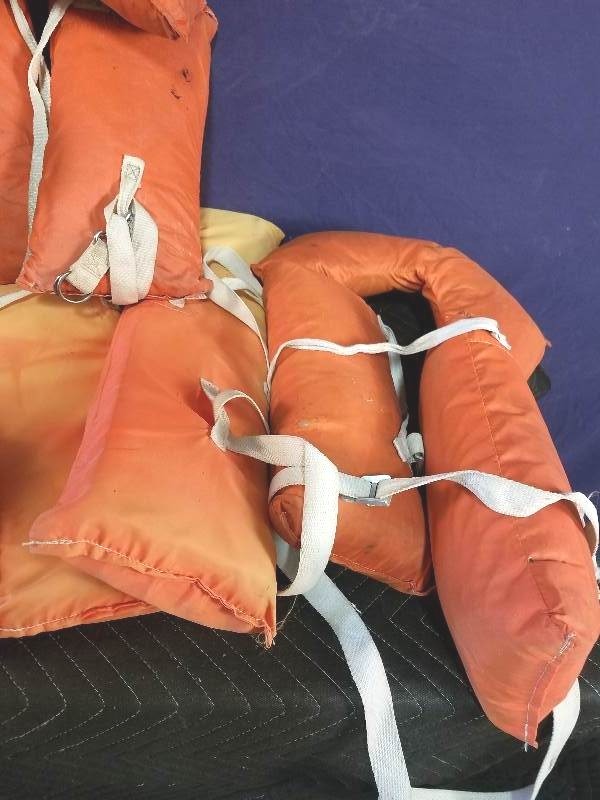 Life Jackets and Igloo 36 Cooler