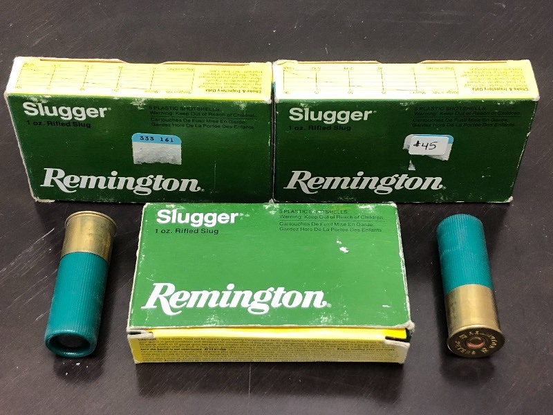 lot 45 image: (3) 5-Packs Of Remington Rifled Slugs