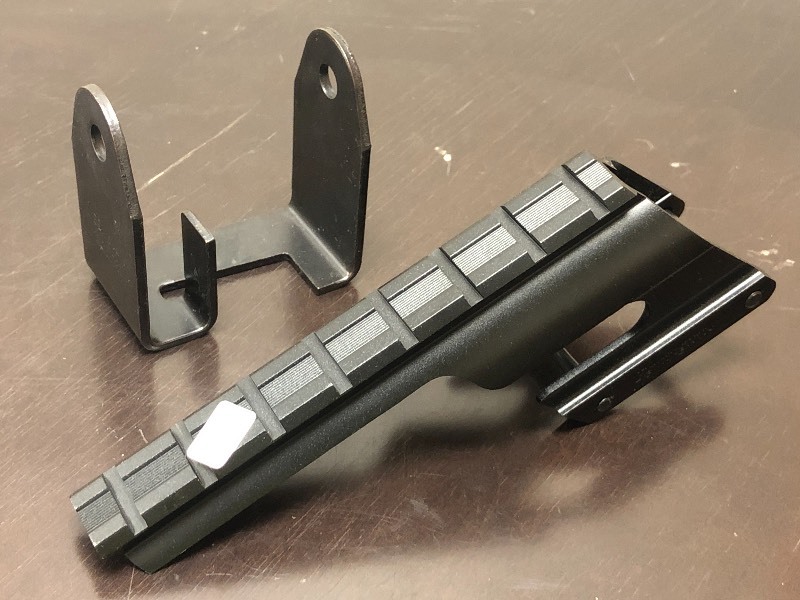 lot 26 image: Remington Pica-tinny Scope Rail & Ruger Steel Bracket