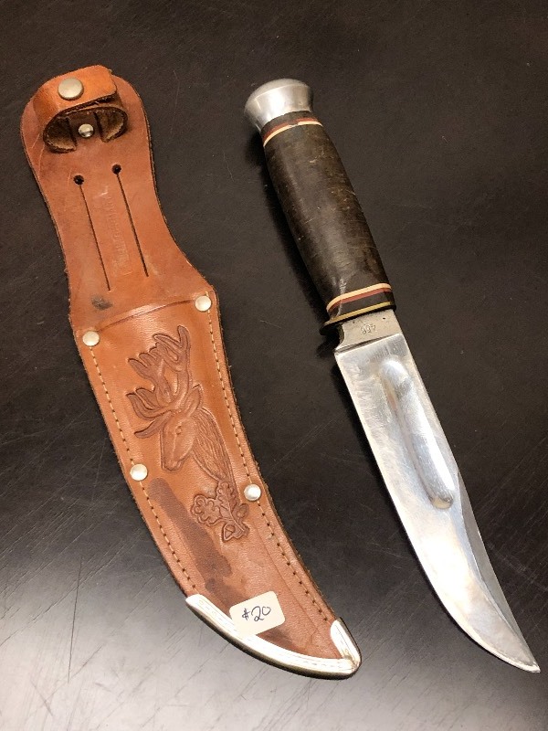 lot 20 image: G.C. Knife With Sheathe