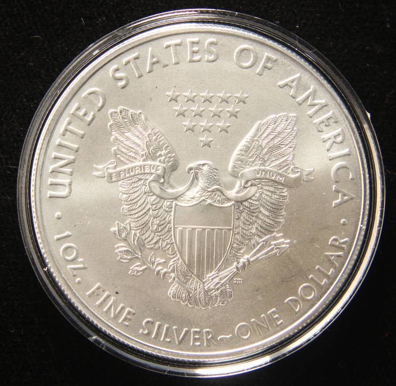2019 AMERICAN SILVER EAGLE 1 TROY OZ. .999 FINE SILVER IN AIRTITE