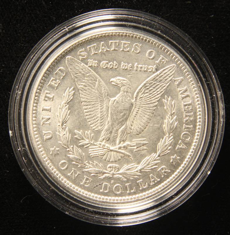 1921-S MORGAN SILVER DOLLAR IN AIRTITE