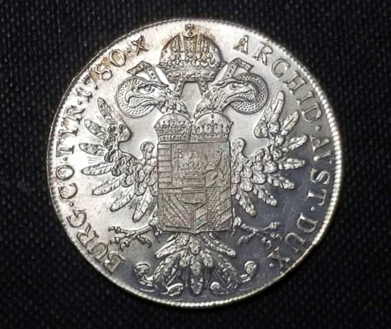 1780 AUSTRIA MARIA THERESA SILVER THALER BU-UNC