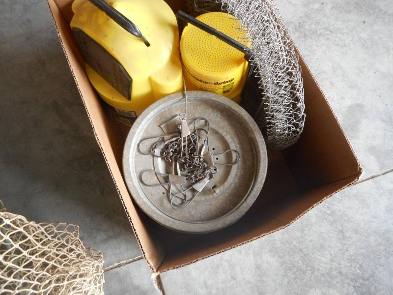 lot 35 image: Box of Fishing Supplies