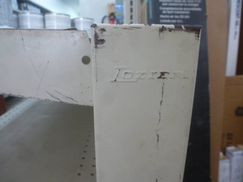 lot 117 image: Lozier End Cap Shelf Unit