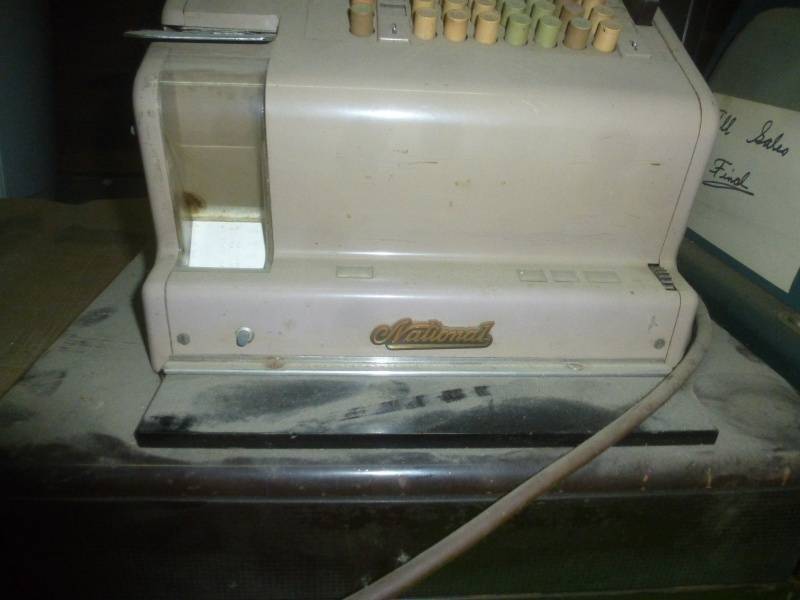 lot 137 image: Antique Cash Machine & Registers