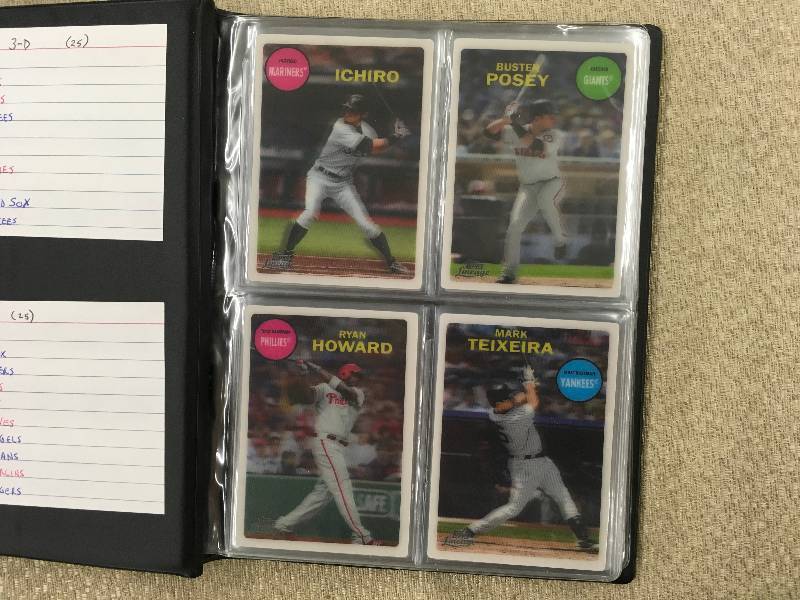 lot 547 image: 2011 Topps Lineage 3-D MLB Card Set (25 Cards) Plus Extras