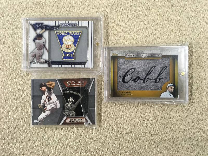 lot 563 image: 3 Misc Patch Cards