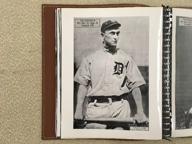 lot 579 image: Two Full Albums Of Vintage Baseball Photos From Collection Of William Starr