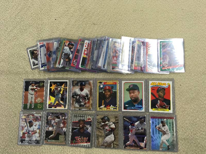 lot 580 image: 50 Kirby Puckett Cards
