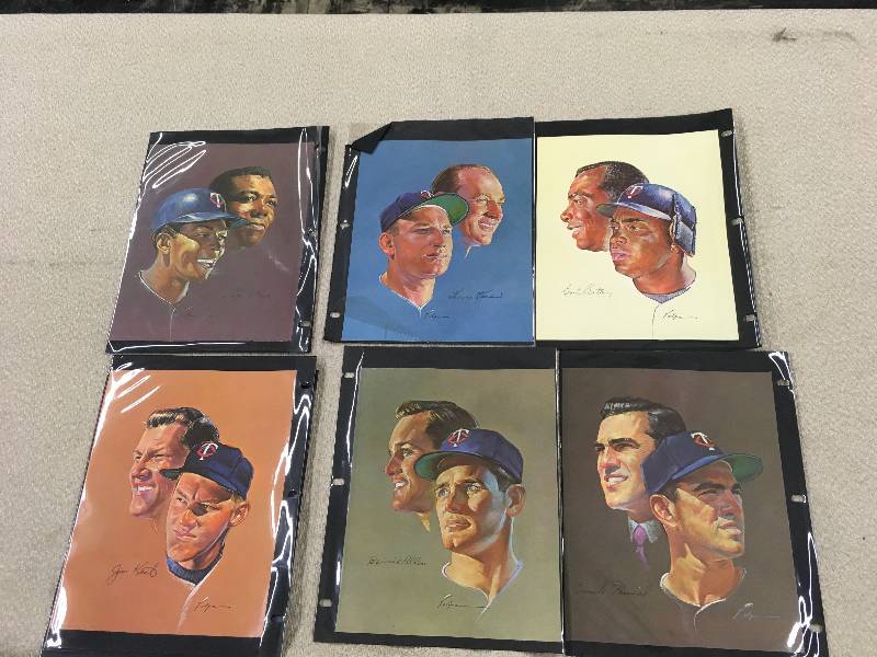 lot 582 image: 1964 Minnesota Twins Photos By Western Oil & Fuel Company