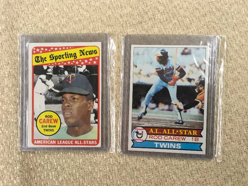 lot 584 image: 1969 & 1979 Rod Carew Cards