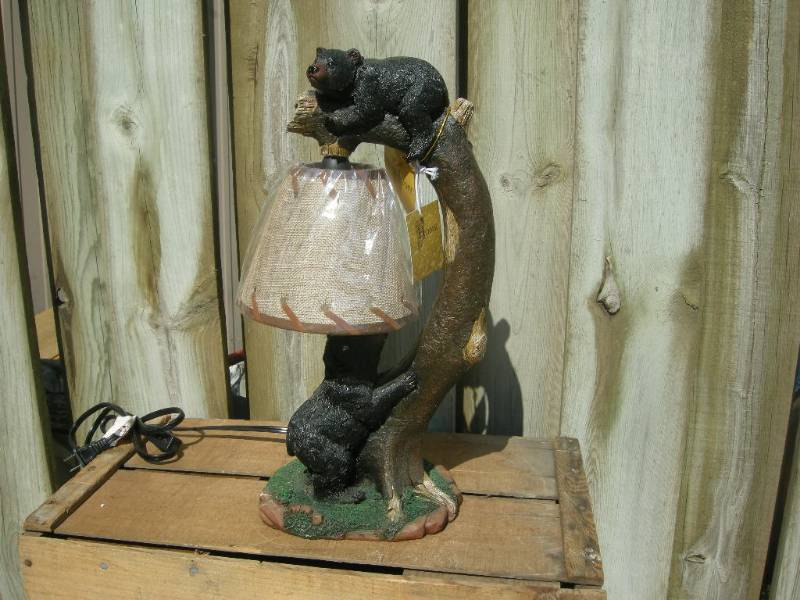 lot 78 image: Bear Table Lamp