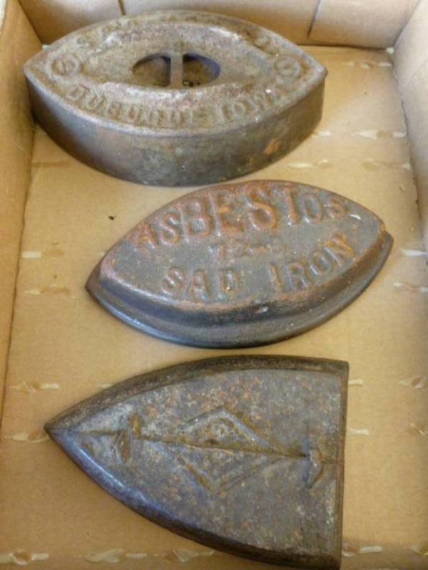 lot 172 image: Antique Sad Irons