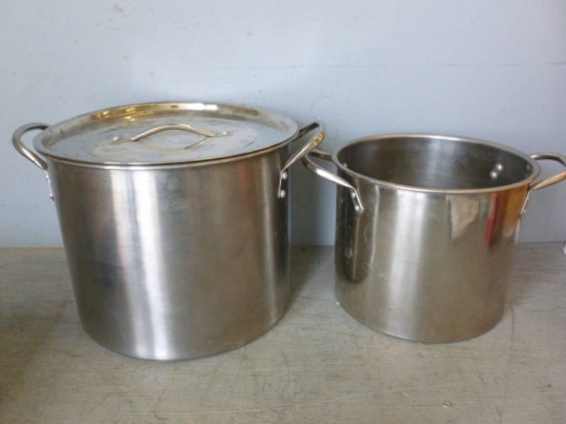 lot 181 image: Stainless Steel Kettles