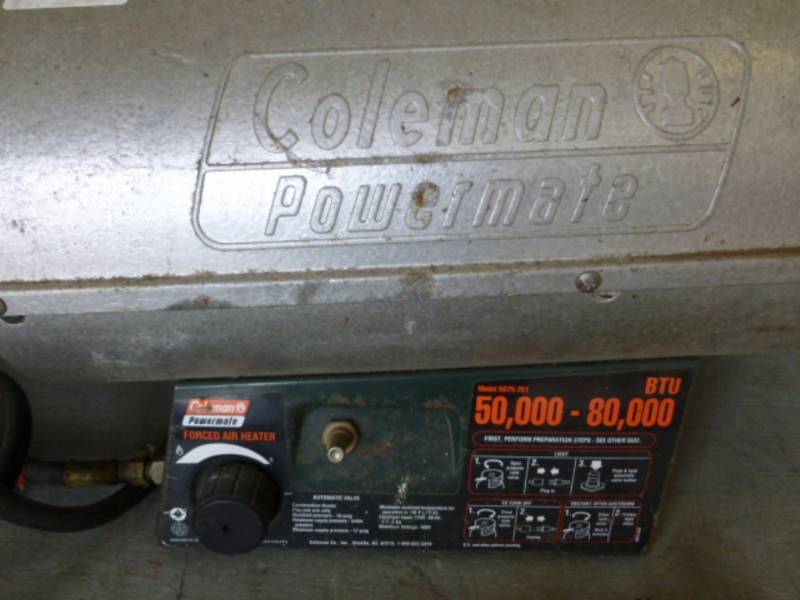 Coleman Forced Air Heater | Richmond #19 David Bradley, Lawn Aerator,  Lightning Rod | K-BID