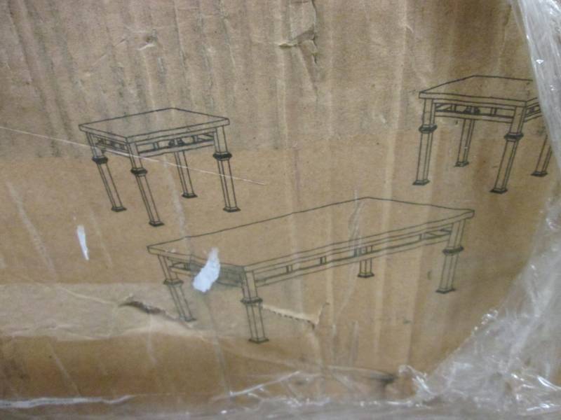 lot 7 image: 3 pc Table Set open box Retail $219...