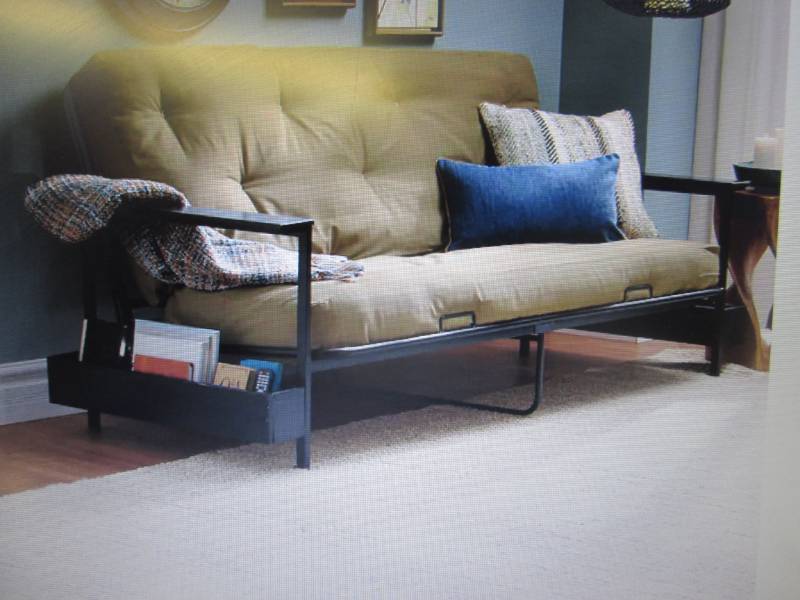 lot 13 image: Metal Futon Frame open box Retail $...
