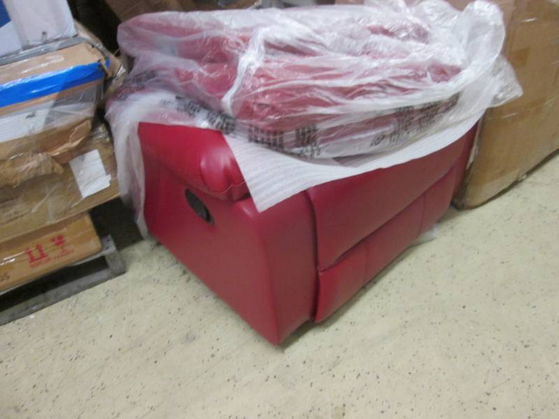 lot 17 image: Overstuffed Recliner open box Retai...
