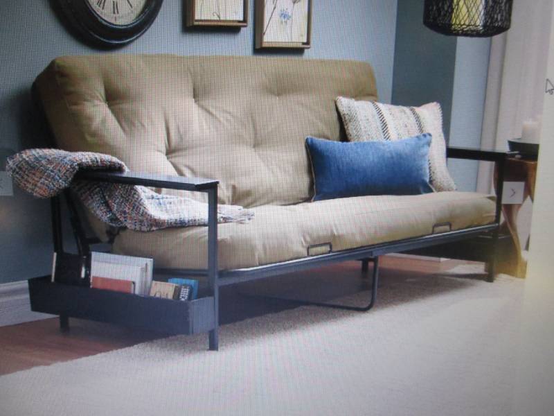 lot 26 image: Metal Futon Frame open box Retail $...
