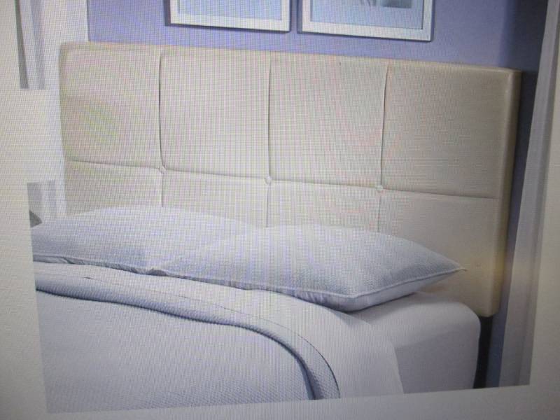 lot 38 image: Queen Hudson Headboard open box Ret...