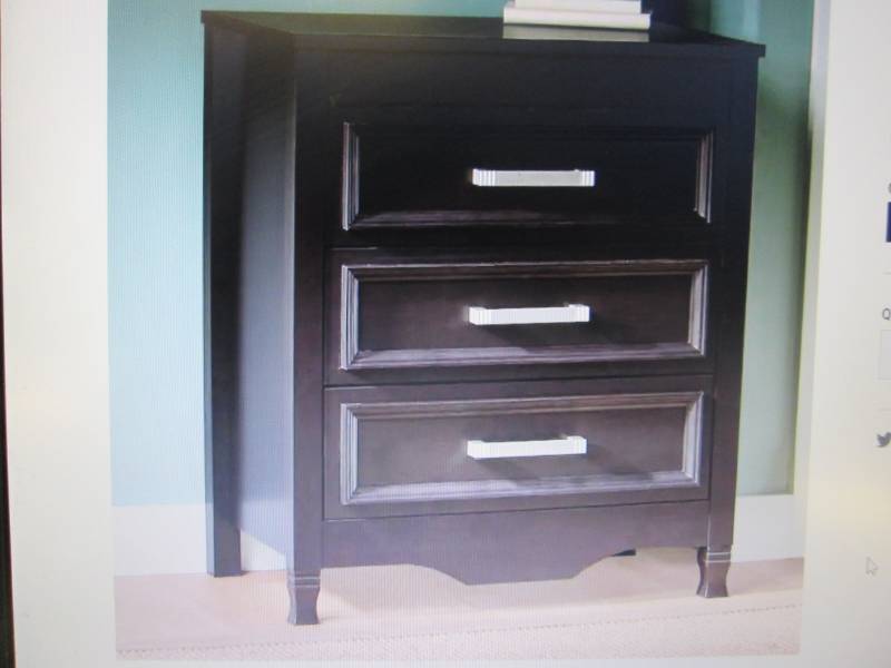 lot 42 image: Candice 3-Drawer Chest open box Ret...