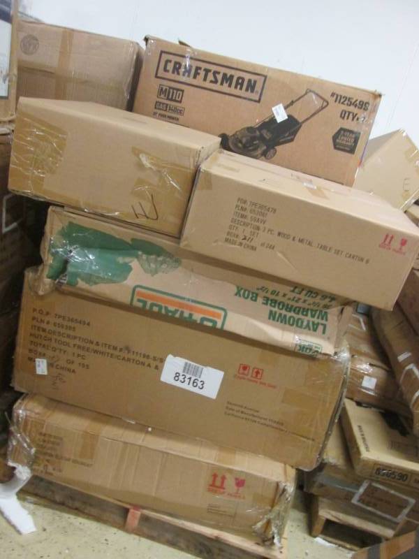 lot 52 image: Pallet of Furniture Damaged or Mis...