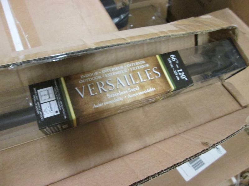 lot 55 image: Versailles 66-120 inch Curtain Rod ...