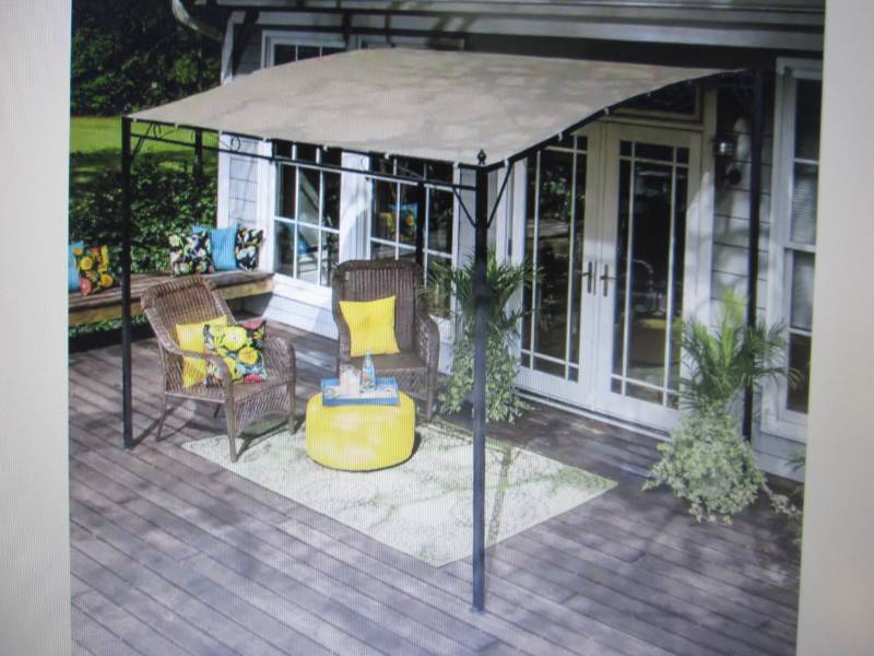 lot 62 image: Sunshade Awning Gazebo open box Ret...
