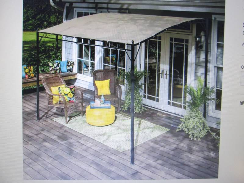 lot 64 image: Sunshade Awning Gazebo open box Ret...