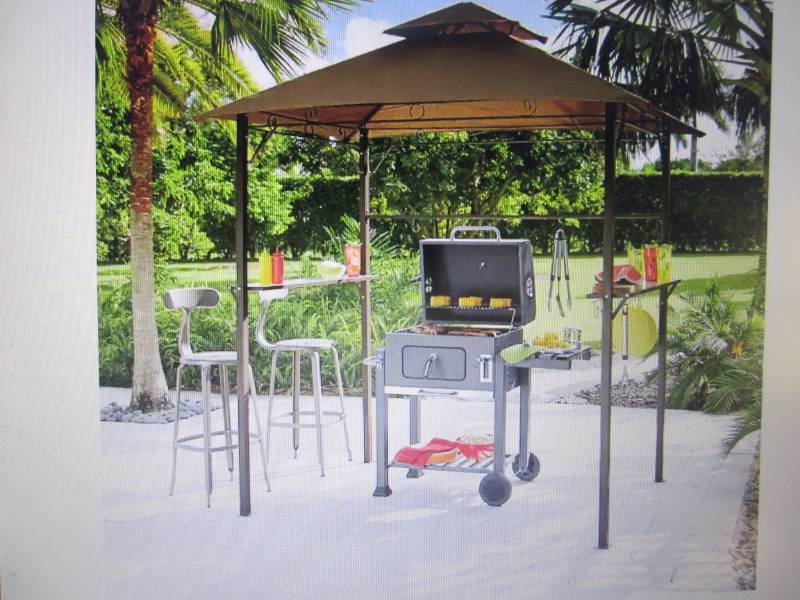 lot 66 image: Scroll Grill Gazebo open box Retail...