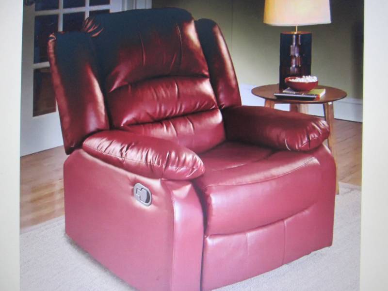 lot 76 image: Overstuffed Recliner open box Retai...