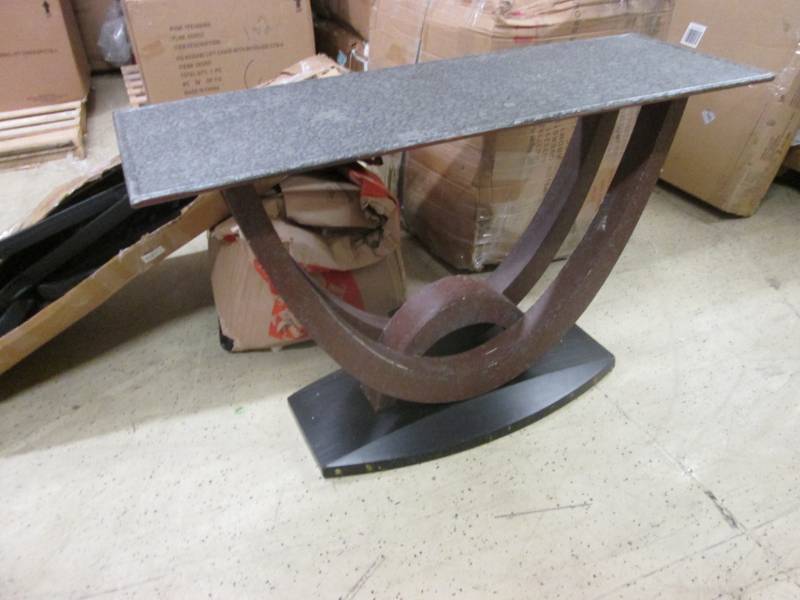 lot 81 image: Console Table open box, scuffed...