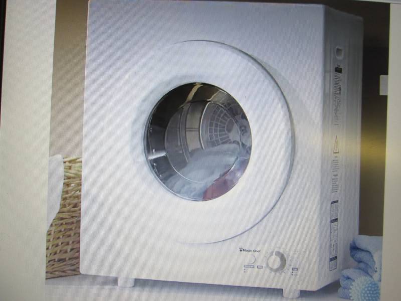 lot 79 image: 2.6 Cubic Ft. Dryer by Magic Chef o...