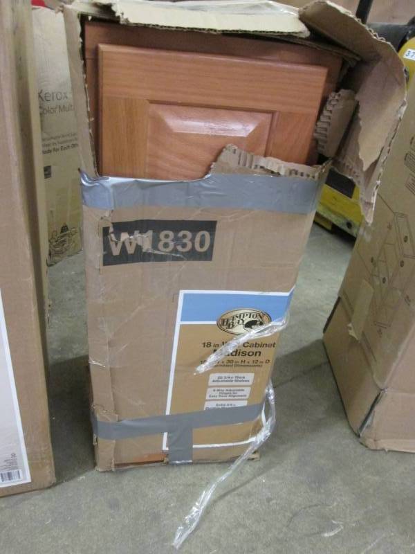 lot 112 image: Hampton Bay Madison Assembled 18x30...