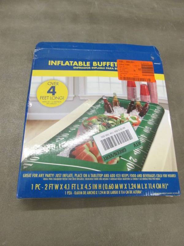 lot 146 image: Amscan 4.5 in. Football Inflatable ...