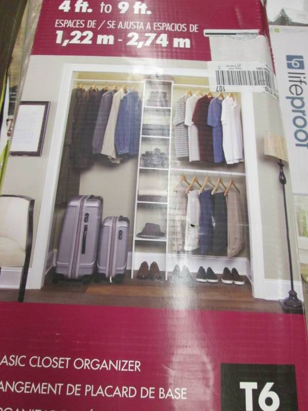 lot 206 image: Closetmaid 11.5 in. D x 12 in. W x ...