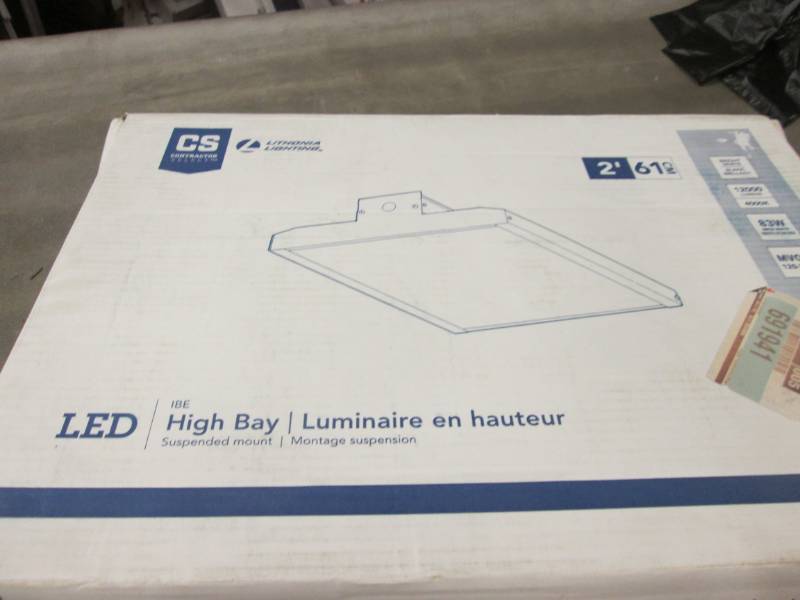 lot 157 image: Lithonia Lighting 83-Watt Matte Whi...