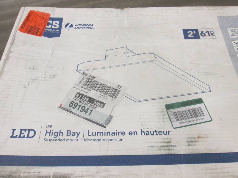 lot 158 image: Lithonia Lighting 83-Watt Matte Whi...