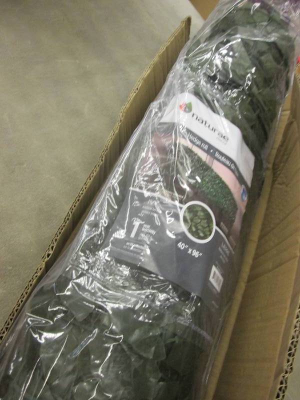 lot 177 image: Privahedge 40 in. x 96 in. Faux Ivy...