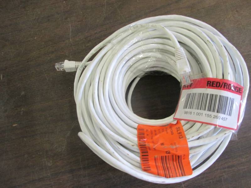 lot 238 image: Commercial Electric 100 ft. Cat5e U...