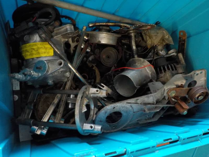 lot 6 image: Lockable Tub Full of Parts...