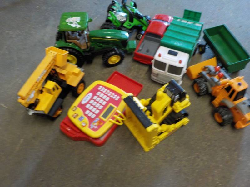 lot 30 image: Lot of Toys in a covered lockable t...