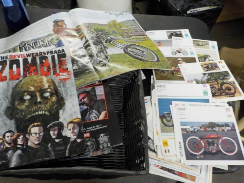 lot 40 image: Motorcycle Magazine and Various Inf...
