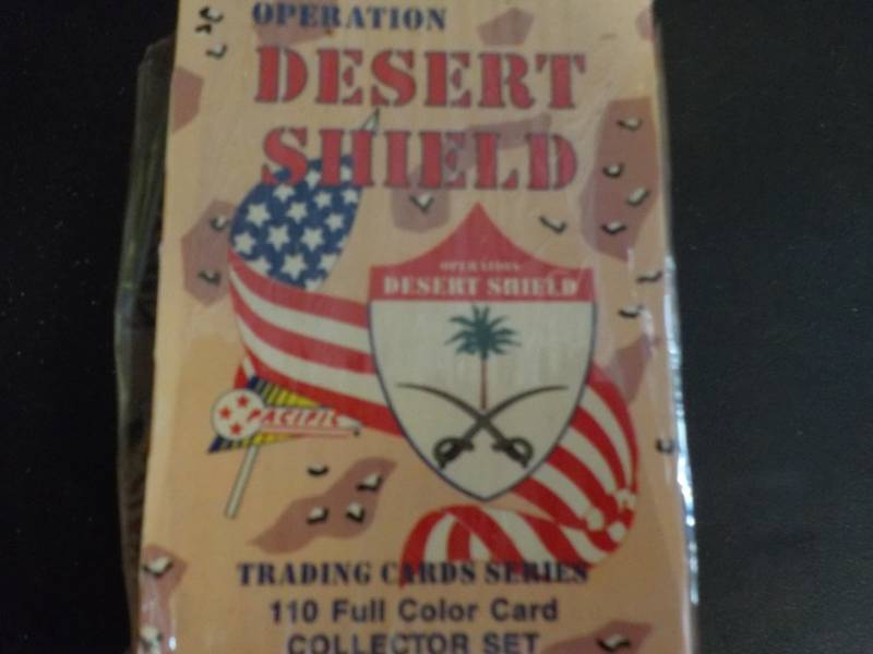 lot 96 image: 1991 Operation Desert Shield Tradin...