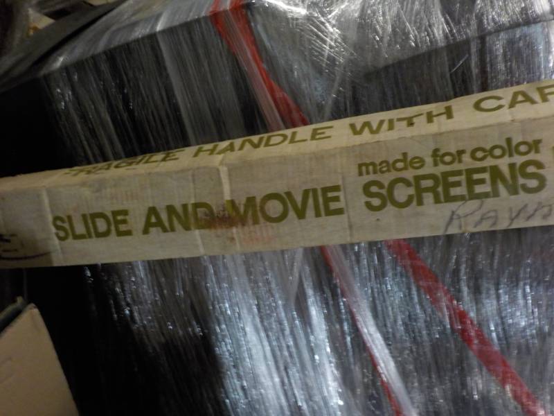 lot 117 image: Slide and Movie screen - Da-Lite Br...