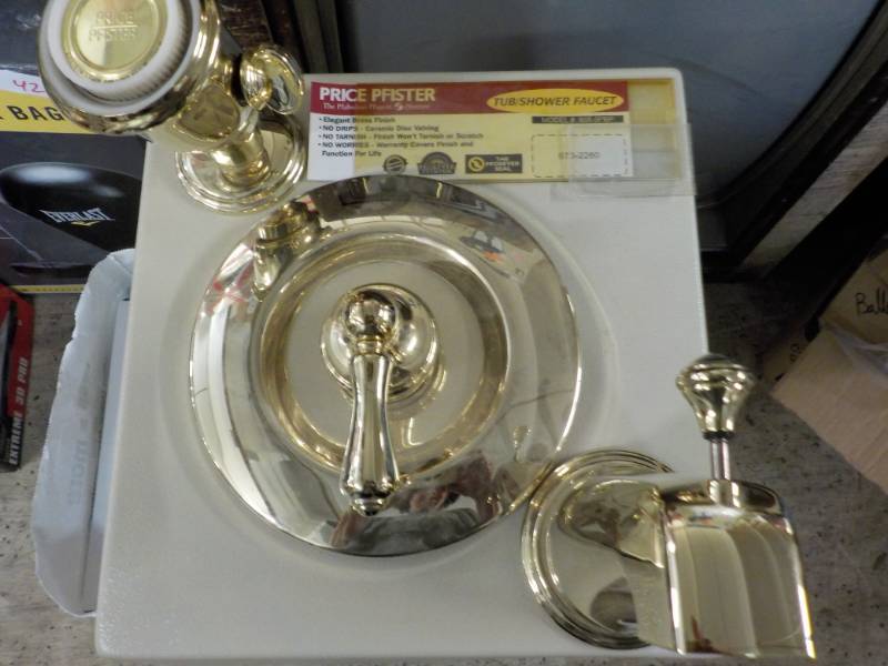 lot 131 image: Price Fisher Tubshower Faucet...
