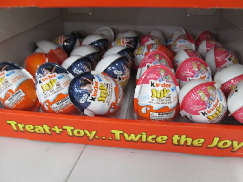 lot 218 image: 30 Assorted Kinder Joy eggs...