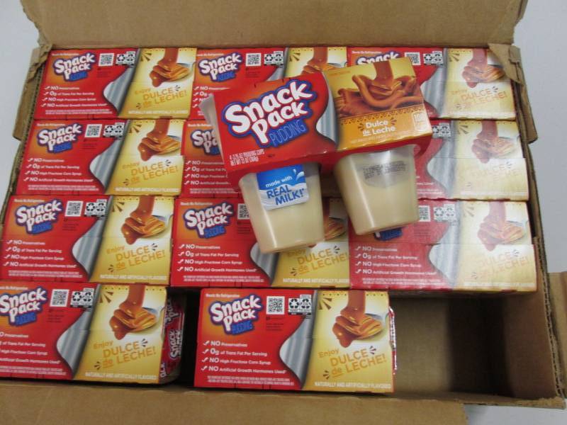lot 219 image: 12 four packs of dulce de leche sna...