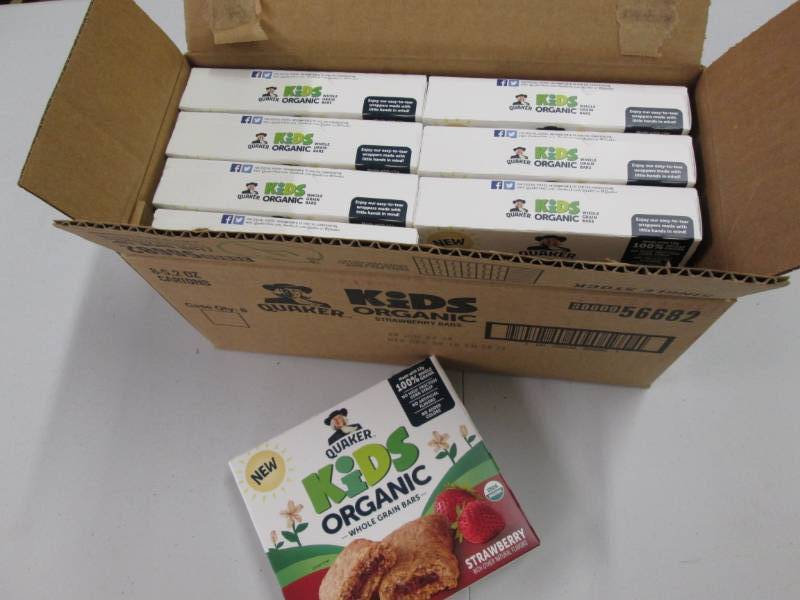 lot 234 image: 8 boxes of Kids Organic strawberry ...
